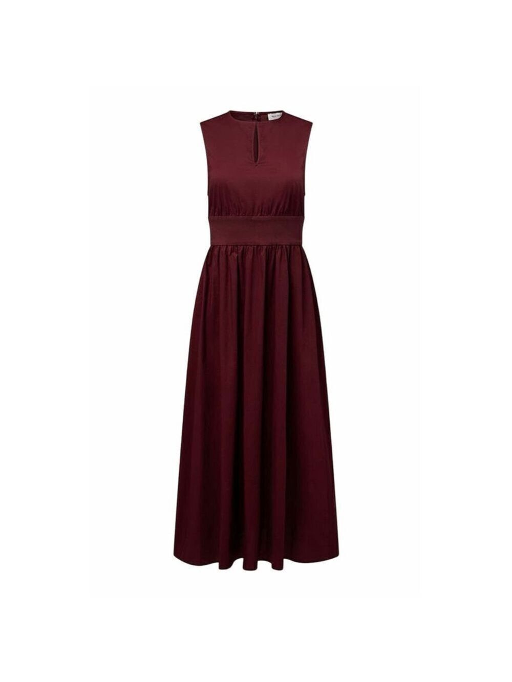 Women's WeWoreWhat Burgundy Keyhole Midi Dress M - Picture 4 of 9